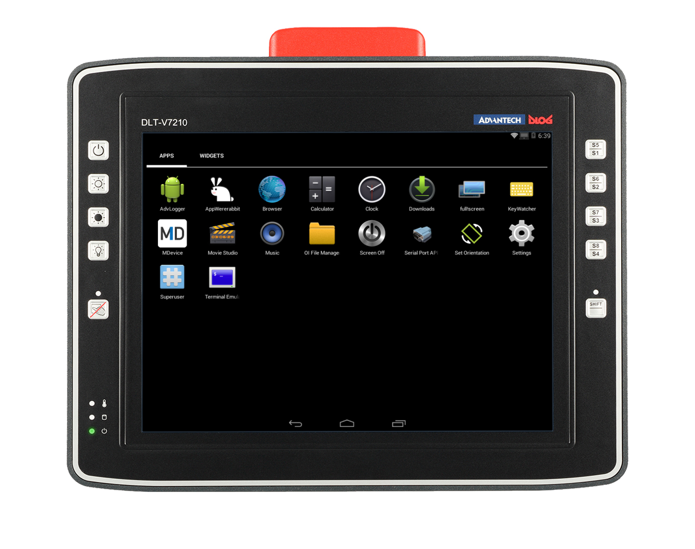 DLTV7210 frontal Android screen v3