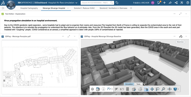 Marange Hospital 3D Modeling c Dassault Systèmes