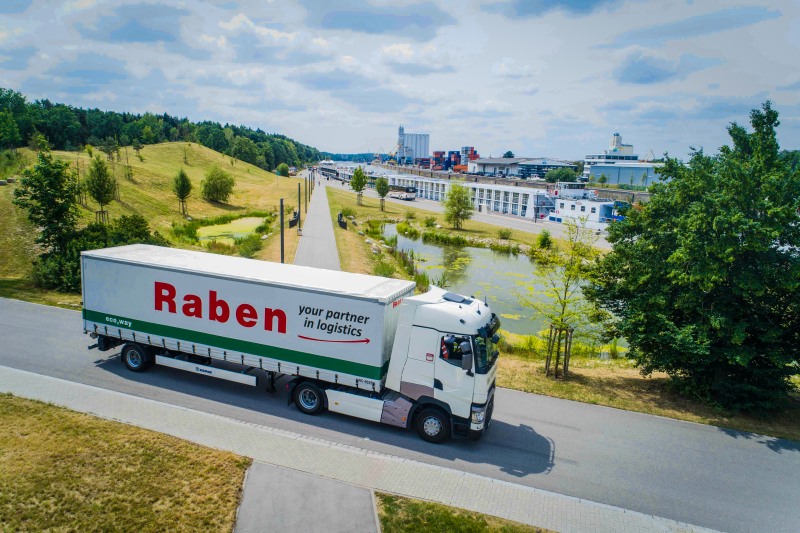 Raben long truck road transport