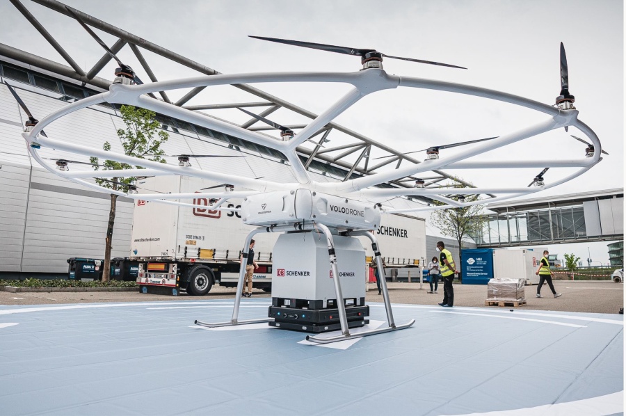 Volocopter DB Schenker VoloDrone static PoC 2