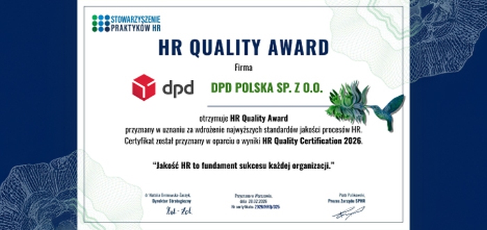 HR Quality Award DPD Polska