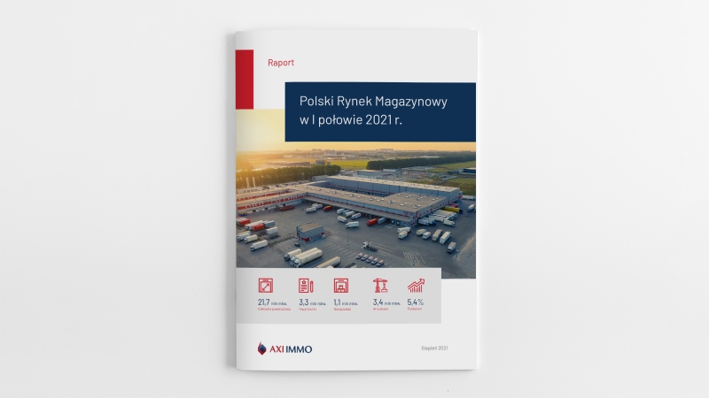 axiimmo raport okładka 1 polowa 2021 rynek magazynowy