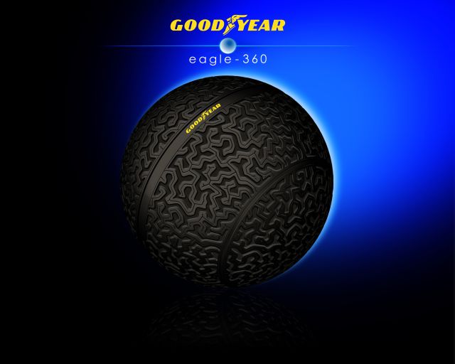 Goodyear zaprezentował swoją najnowszą oponę koncepcyjną, Eagle-360, na Międzynarodowych Targach Motoryzacyjnych w Genewie. Goodyear zaprezentował swoją najnowszą oponę koncepcyjną, Eagle-360, na Międzynarodowych Targach Motoryzacyjnych w Genewie.