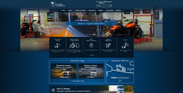 Powstała nowa strona internetowa operatora logistycznego branży motoryzacyjnej.