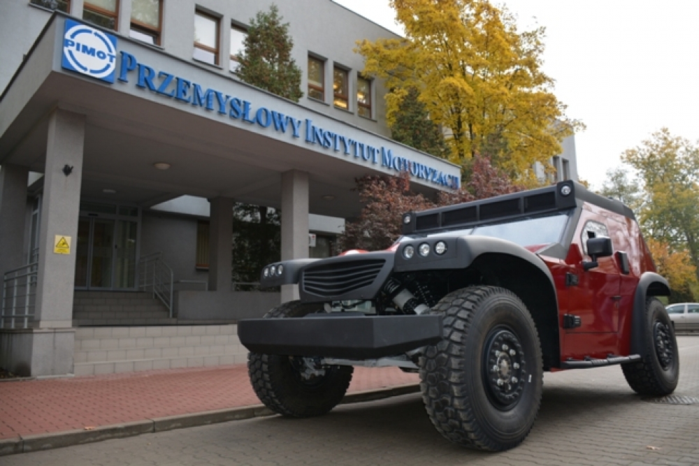 pojazd Funter z elektroniką pokładową Continental VDO