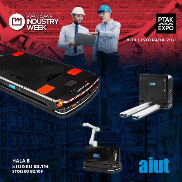 Showroom robotów AIUT na Warsaw Industry Week