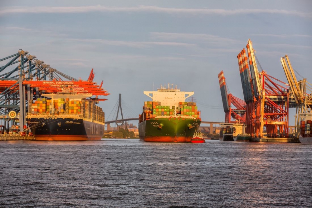Spadek przeładunków w Porcie Hamburg