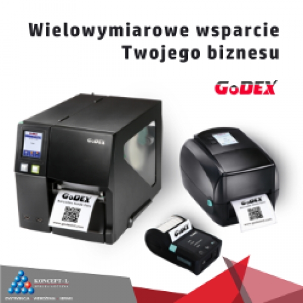 Drukujące Godex dla logistyków