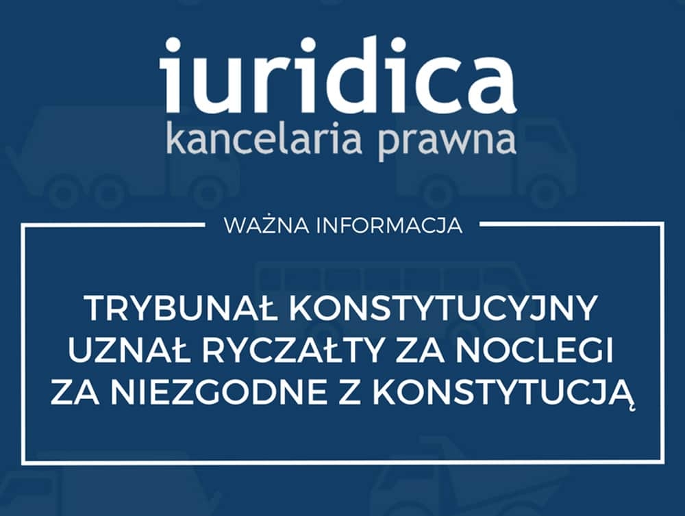 Ryczałt niezgodny z Konstytucją