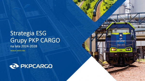 PKP CARGO publikuje strategię ESG na lata 2024-28